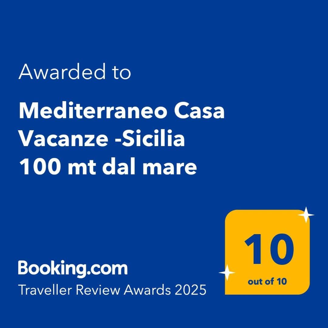 Mediterraneo Casa Vacanze -Sicilia 100 Mt Dal Mare Menfi Εξωτερικό φωτογραφία